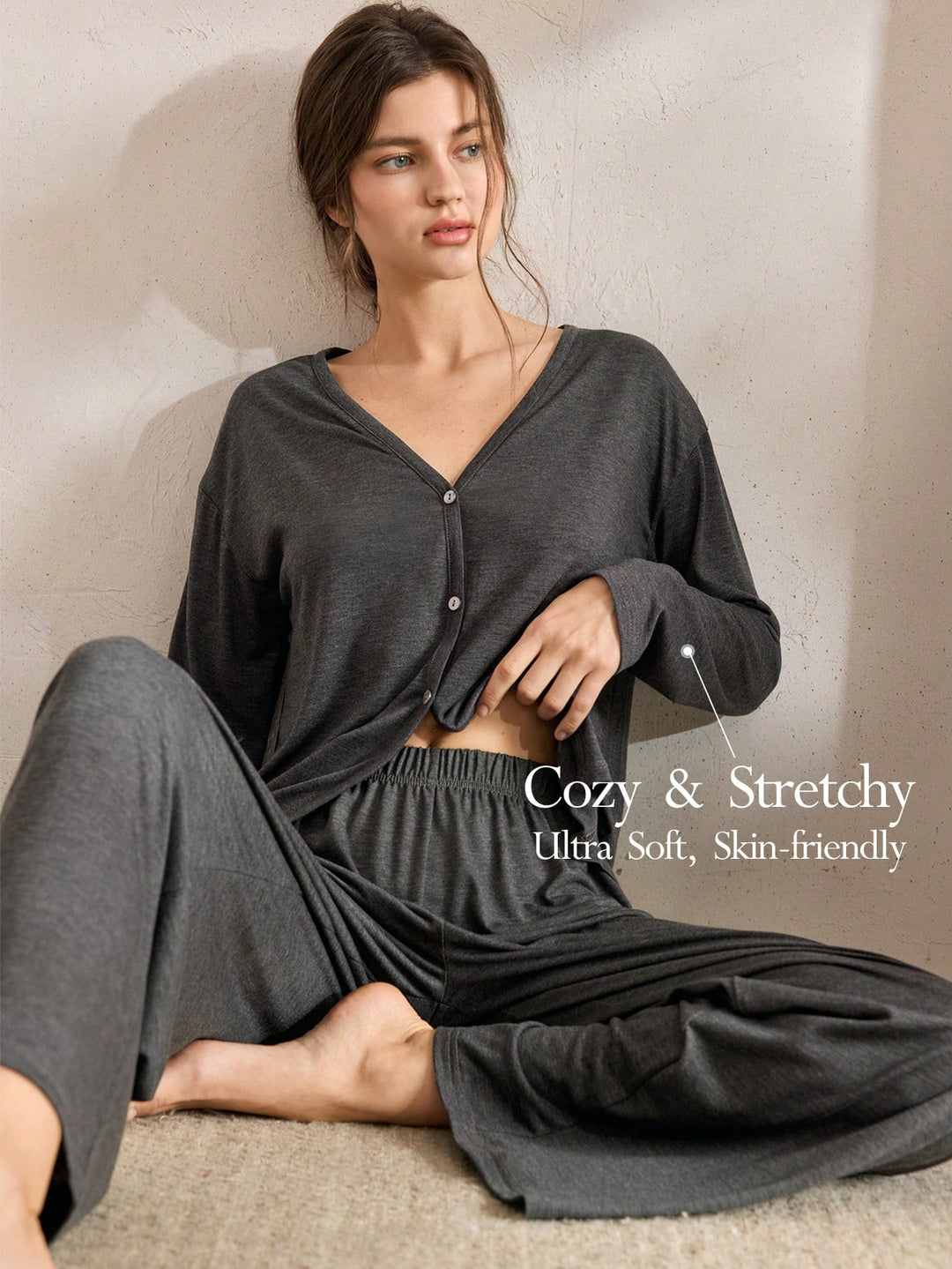 Set pijamale SHEIN, negru