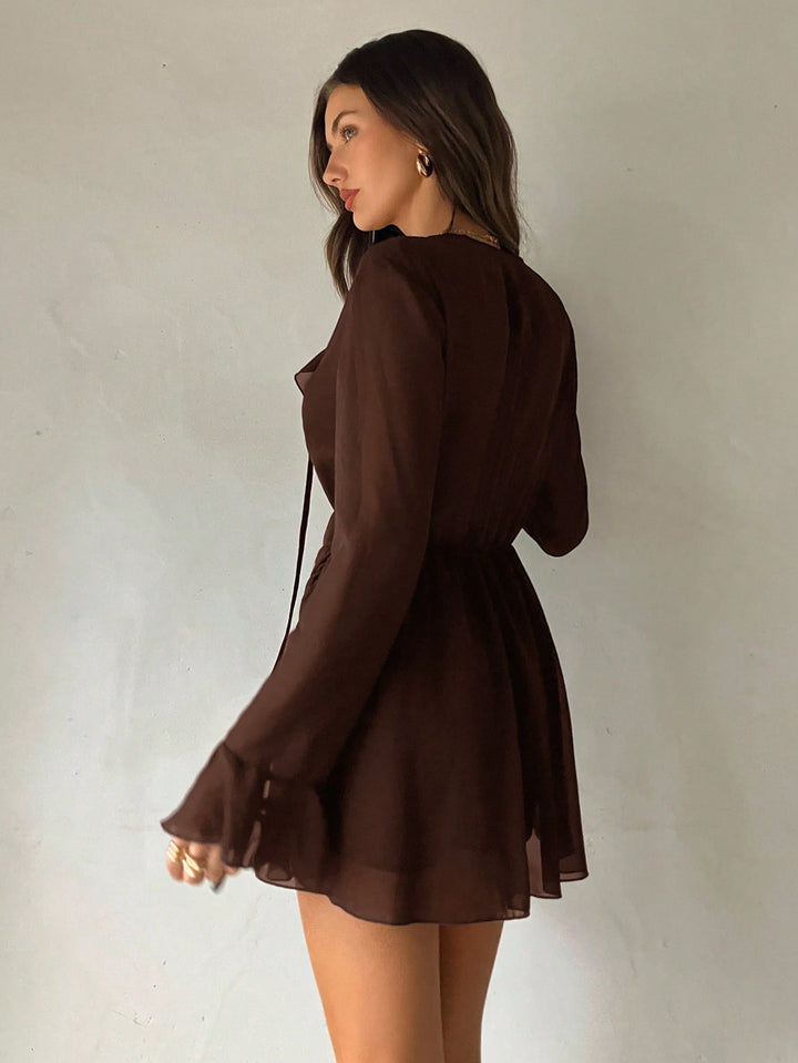 Rochie mini SHEIN, maro