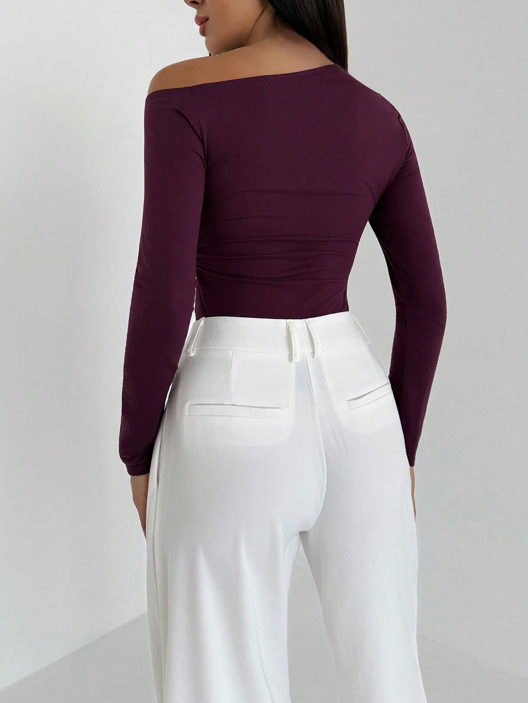 Tricou SHEIN, vișiniu