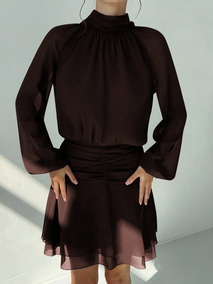 Rochie mini SHEIN, maro