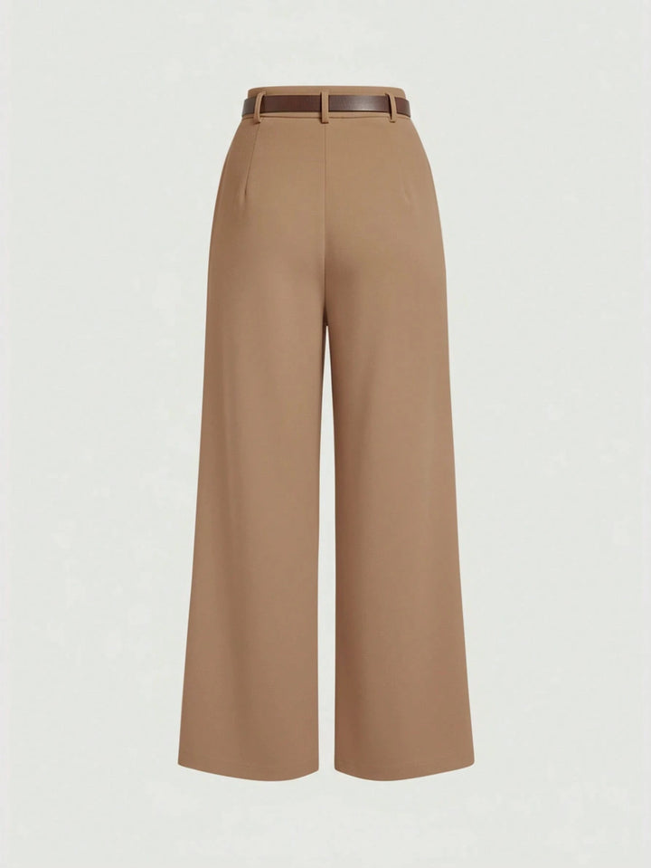 Pantaloni SHEIN, maro