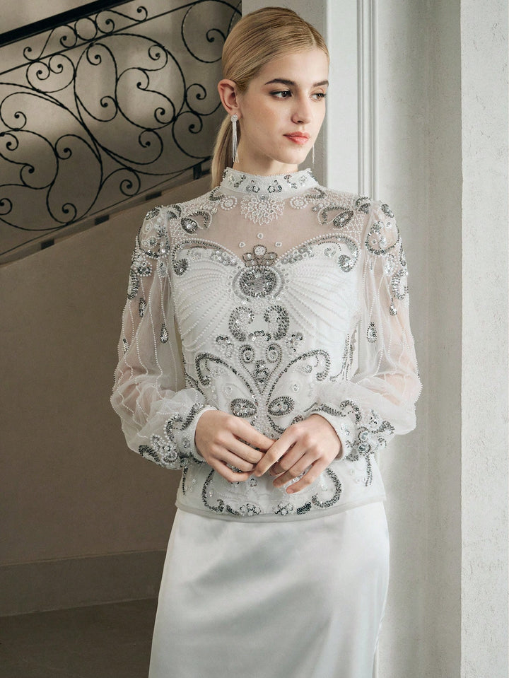 Top SHEIN, alb