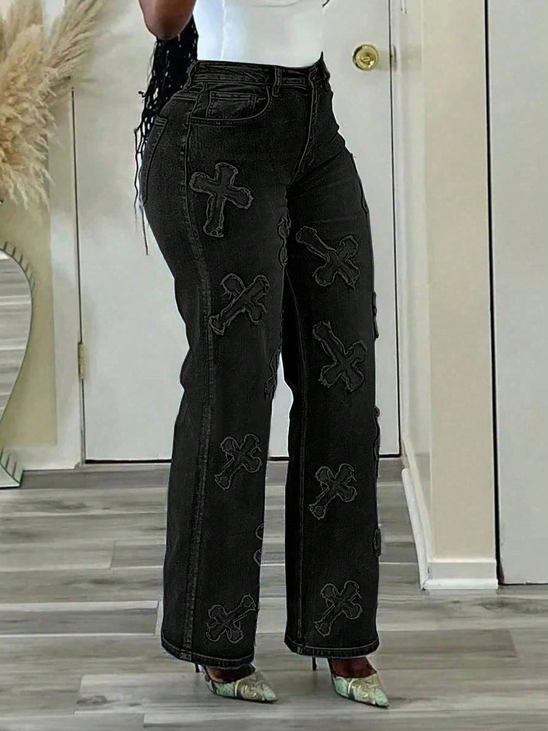Jeans SHEIN, negru
