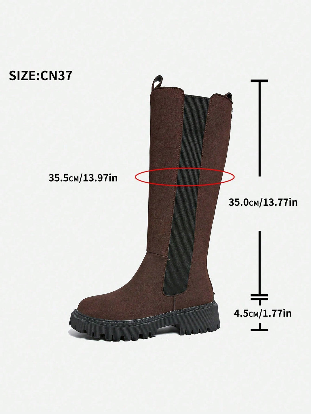SHEIN Csizma, barna