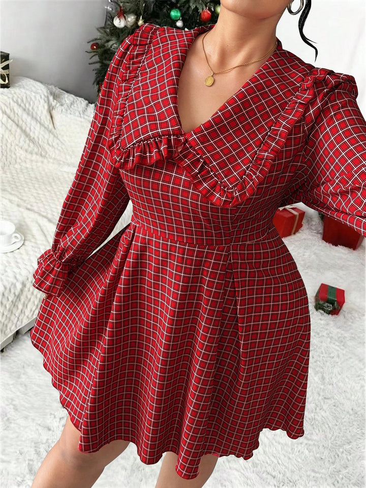 Shein Curve+ miniruha, piros