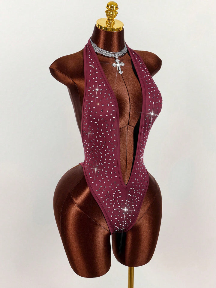 Body SHEIN, vișiniu
