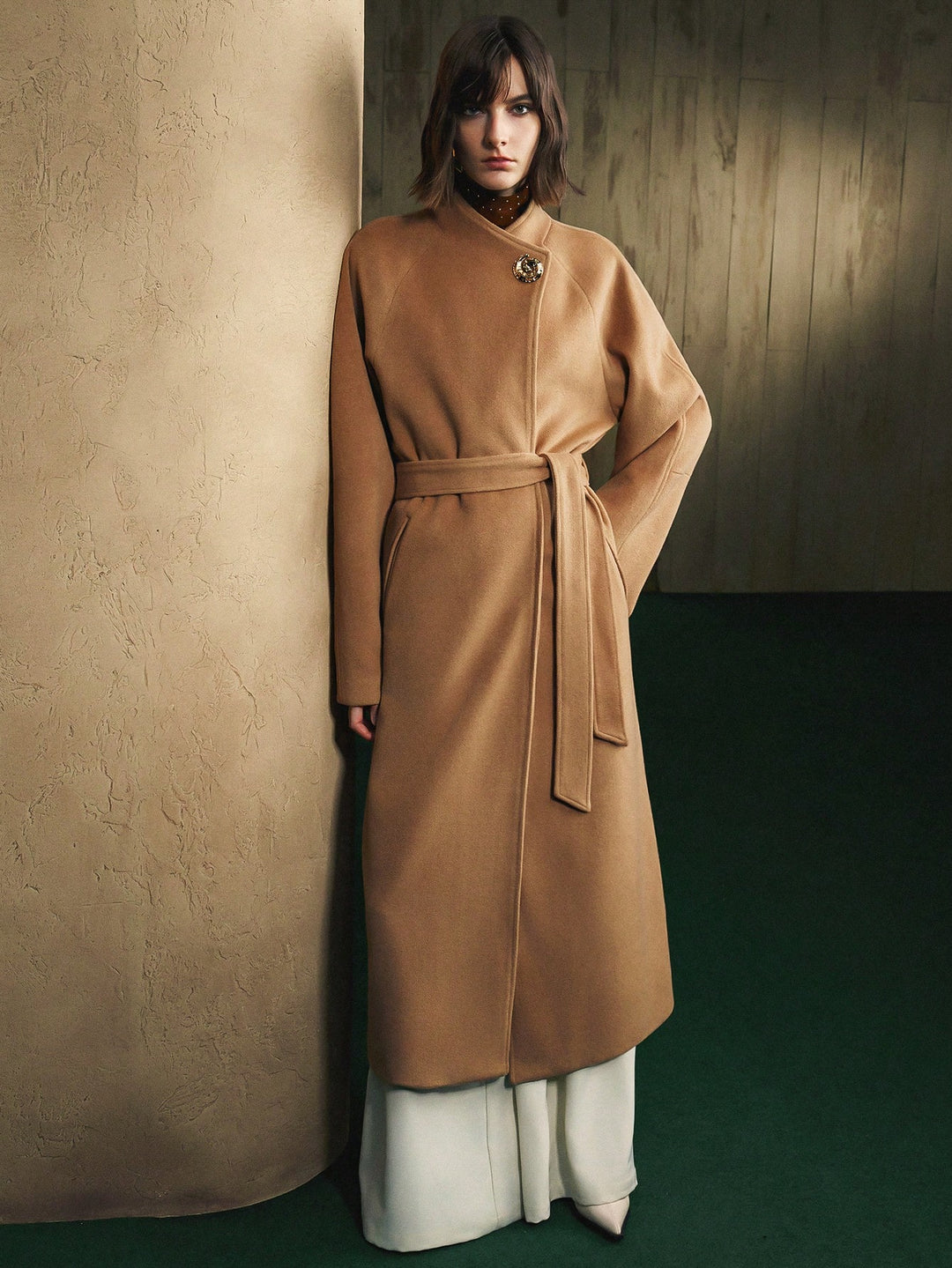 SHEIN kabát, khaki