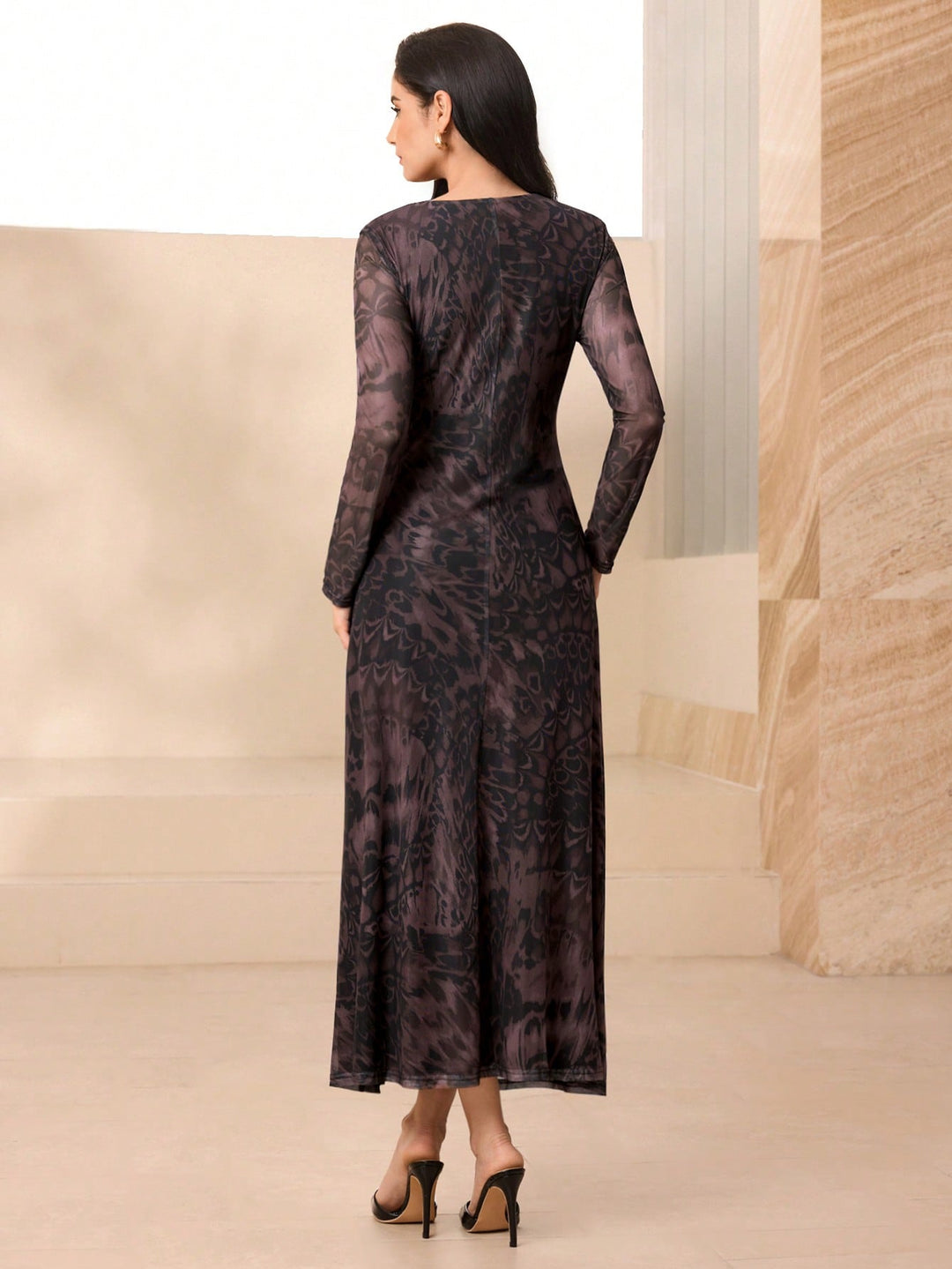 Rochie maxi SHEIN, mix culori