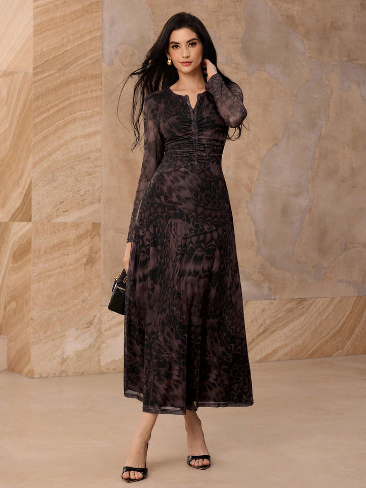Rochie maxi SHEIN, mix culori