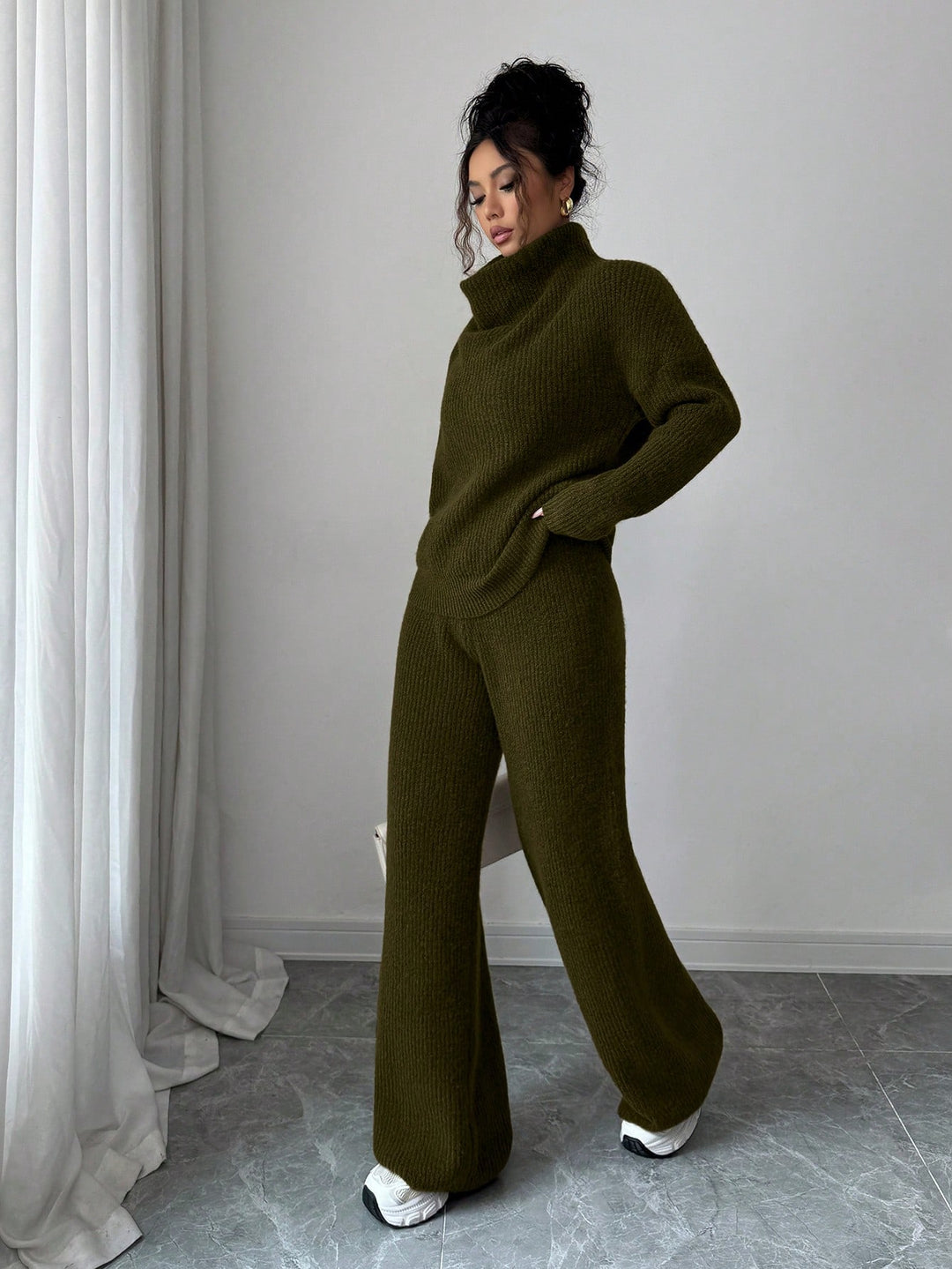 SHEIN melegítő, khaki