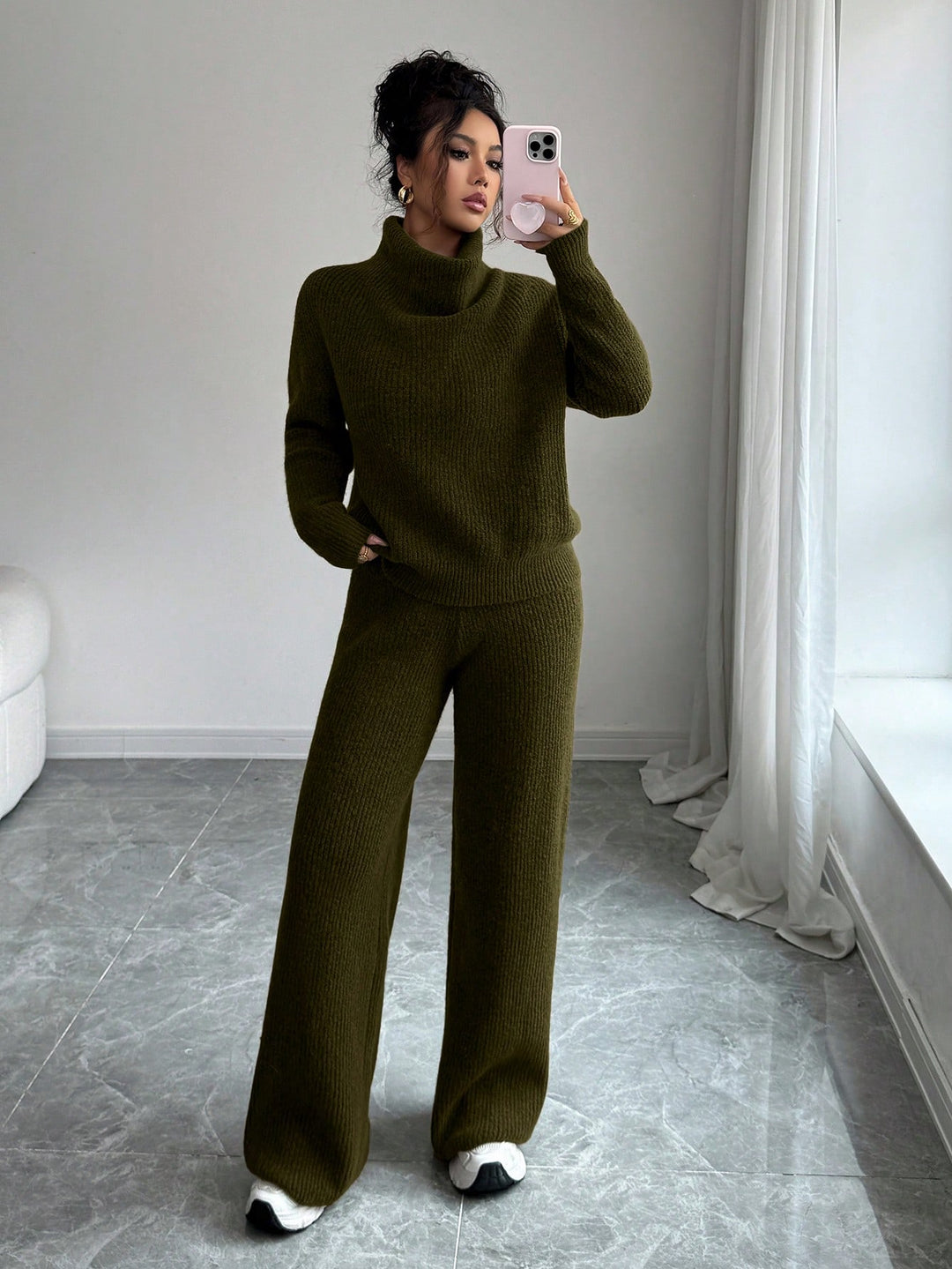 SHEIN melegítő, khaki