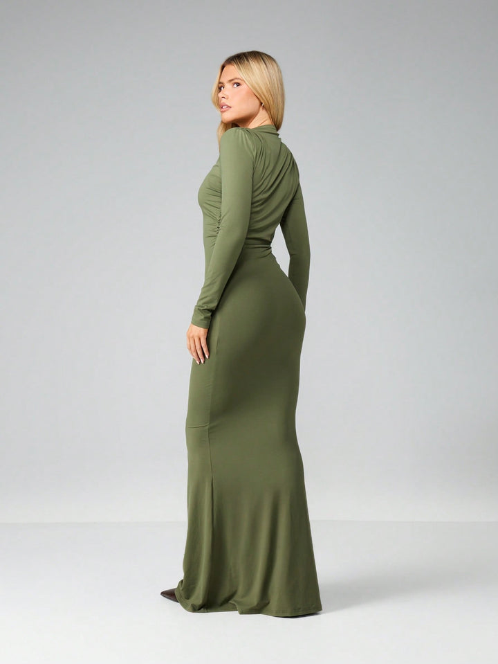 Rochie maxi SHEIN, verde