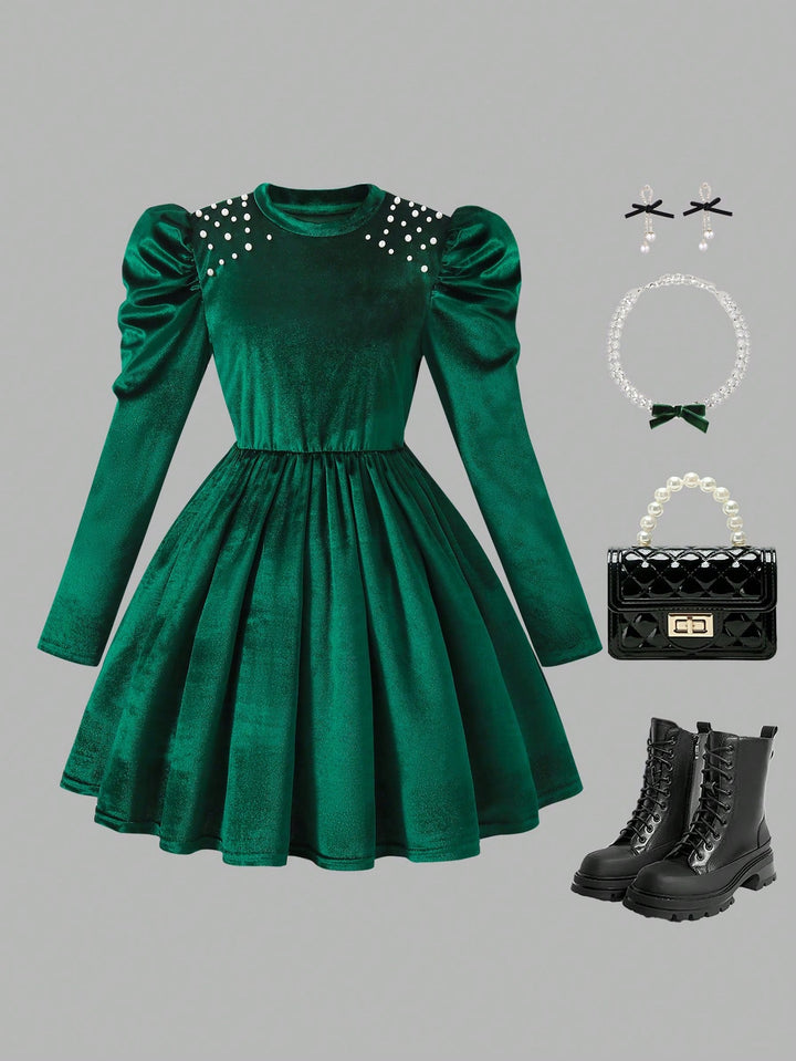 Rochie midi Shein, verde