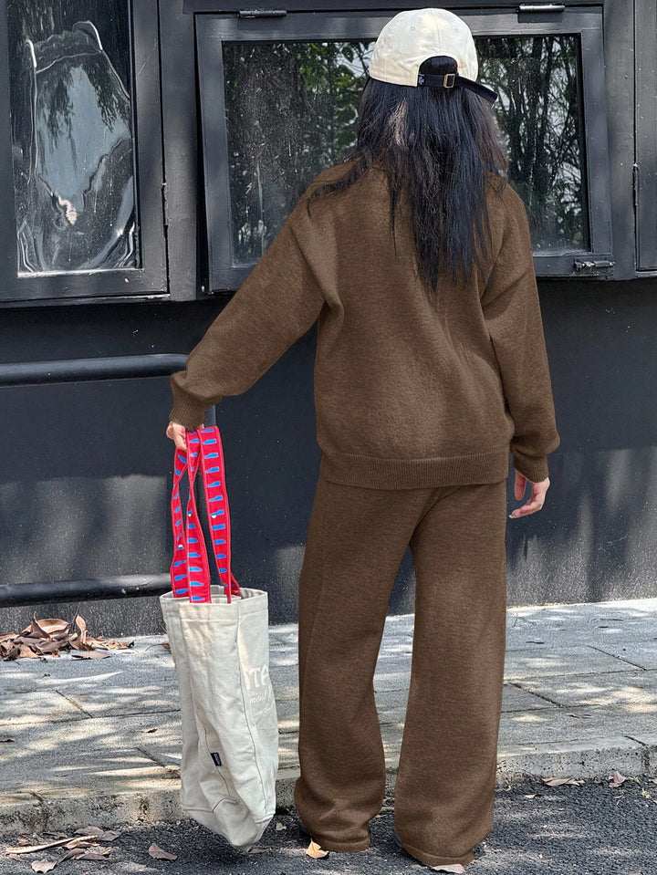 SHEIN szett, barna