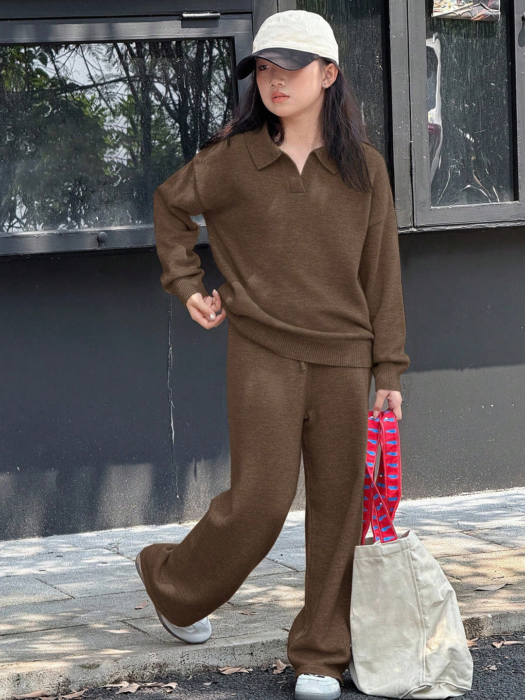 SHEIN szett, barna