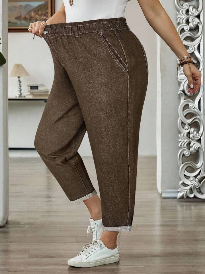 Jeans SHEIN, maro