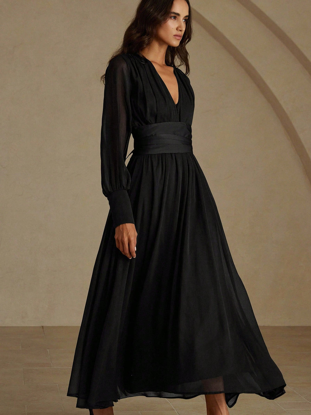 Rochie maxi SHEIN, negru