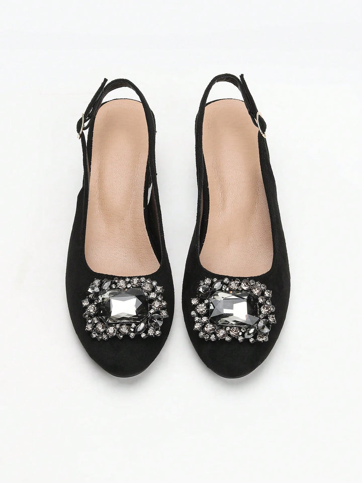 Pantofi cu toc SHEIN, negru