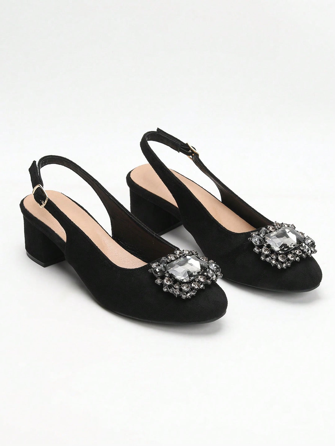 Pantofi cu toc SHEIN, negru