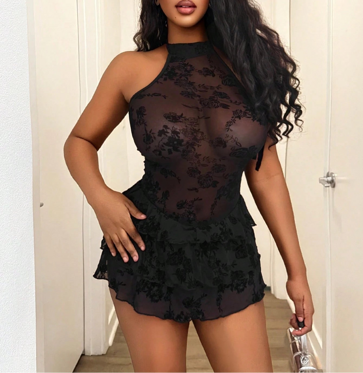 Rochie mini SHEIN, negru