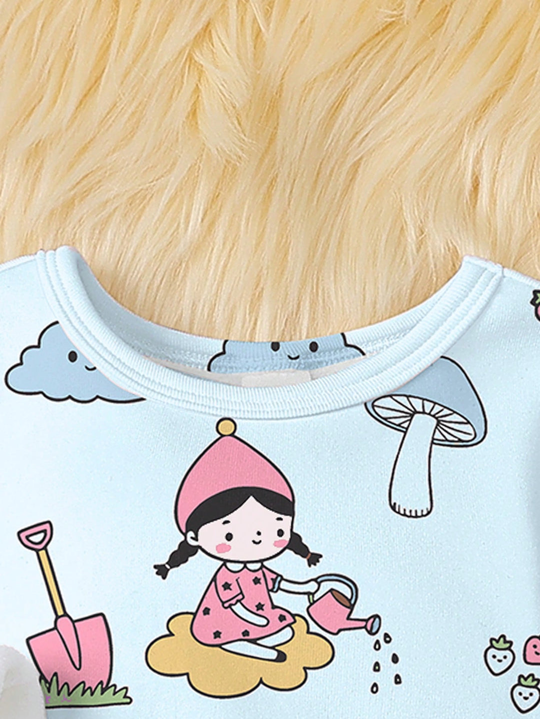 Compleu pijamale SHEIN, albastru