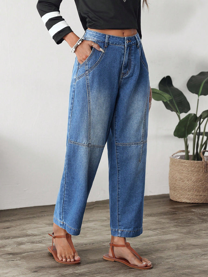 Jeans SHEIN, albastru
