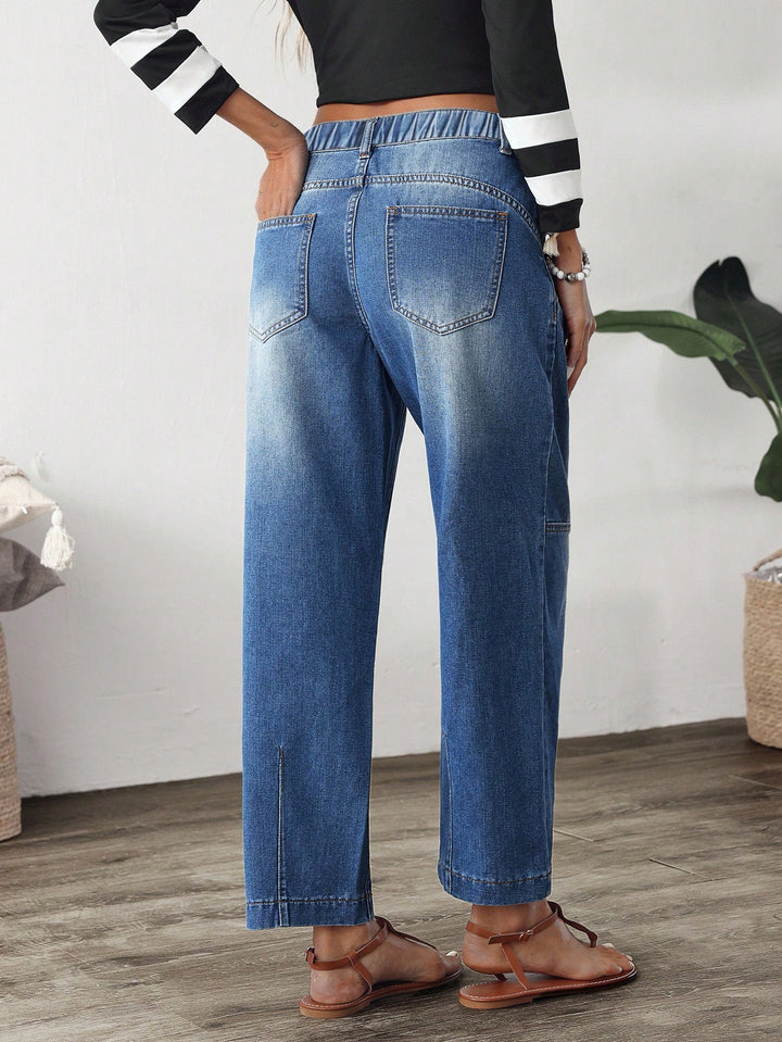 Jeans SHEIN, albastru
