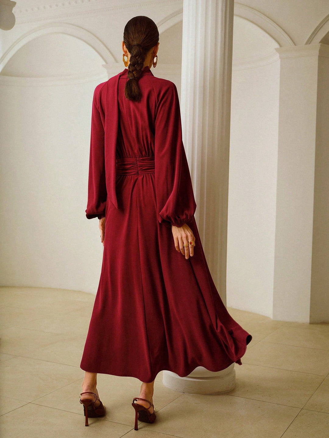 Rochie maxi SHEIN, roșu
