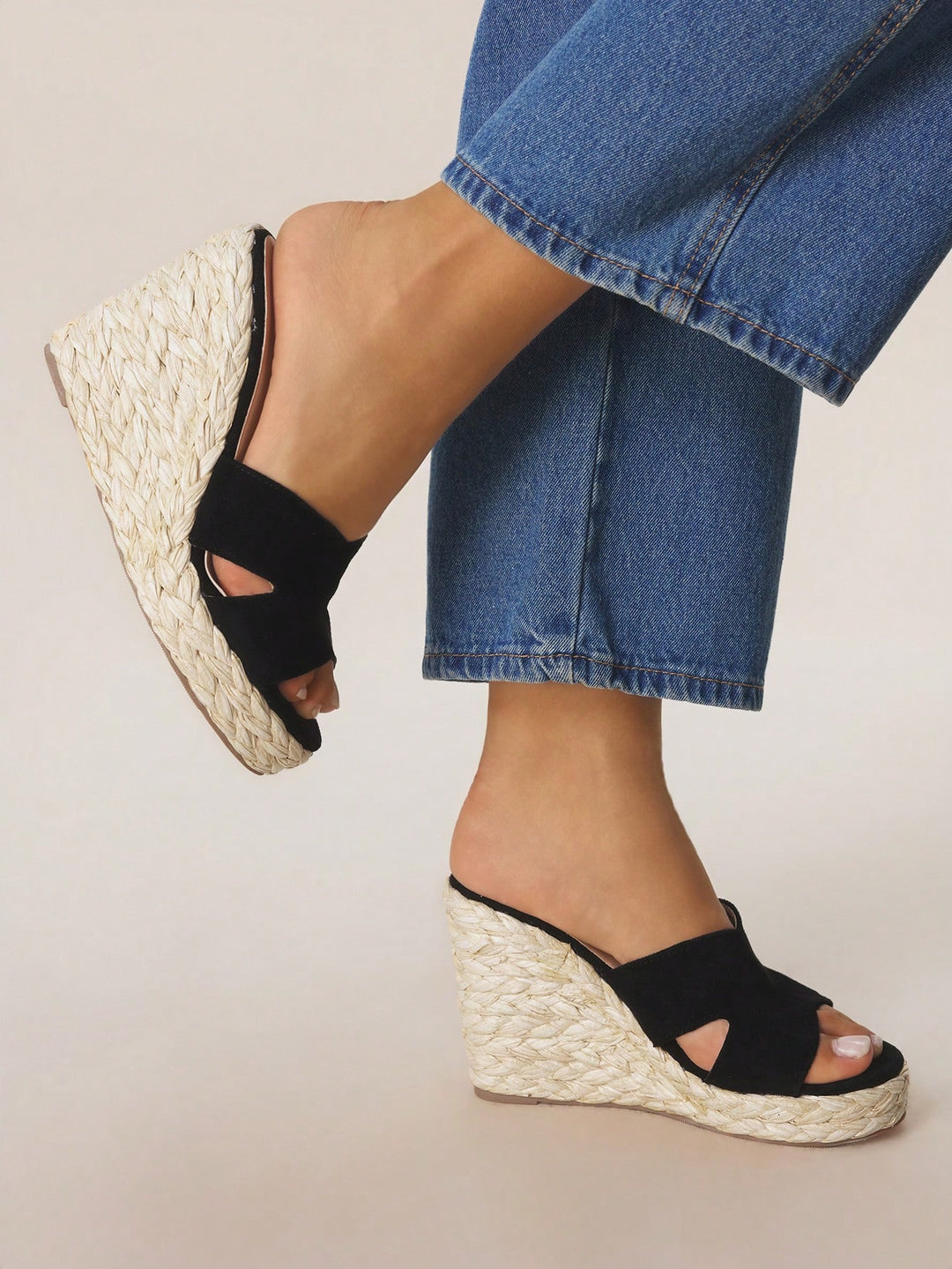 Sandale SHEIN, negru