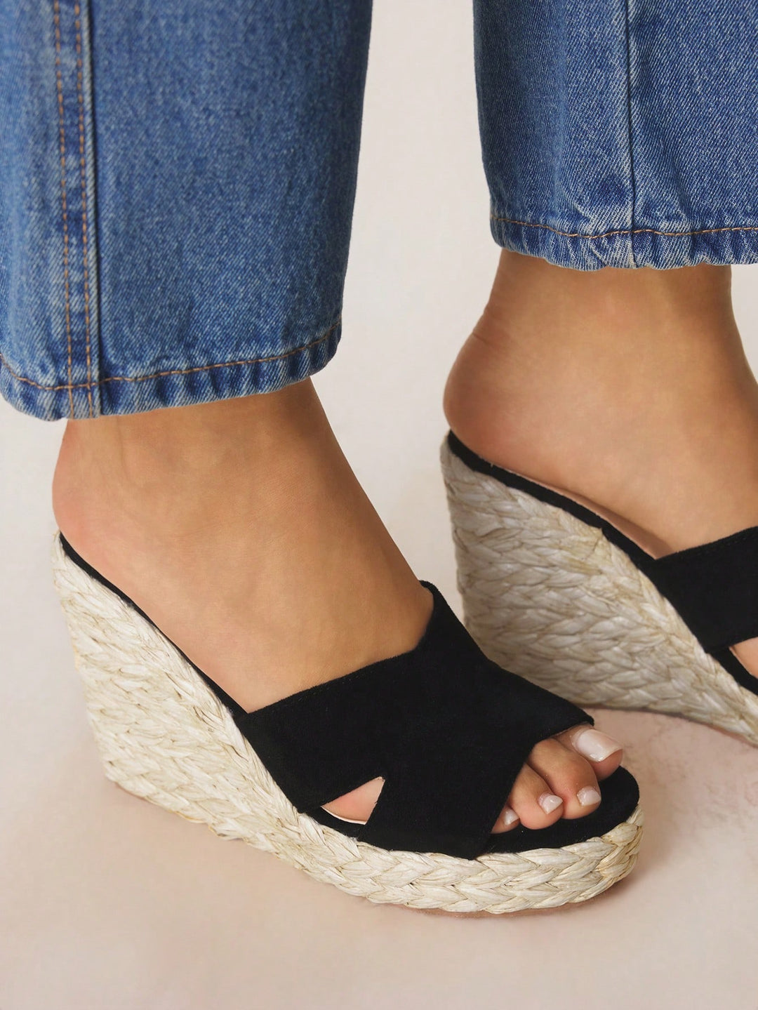Sandale SHEIN, negru