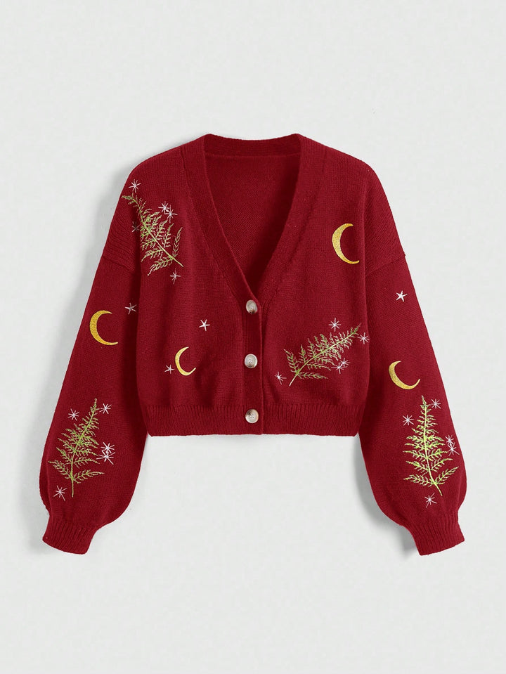 Cardigan SHEIN, vișiniu