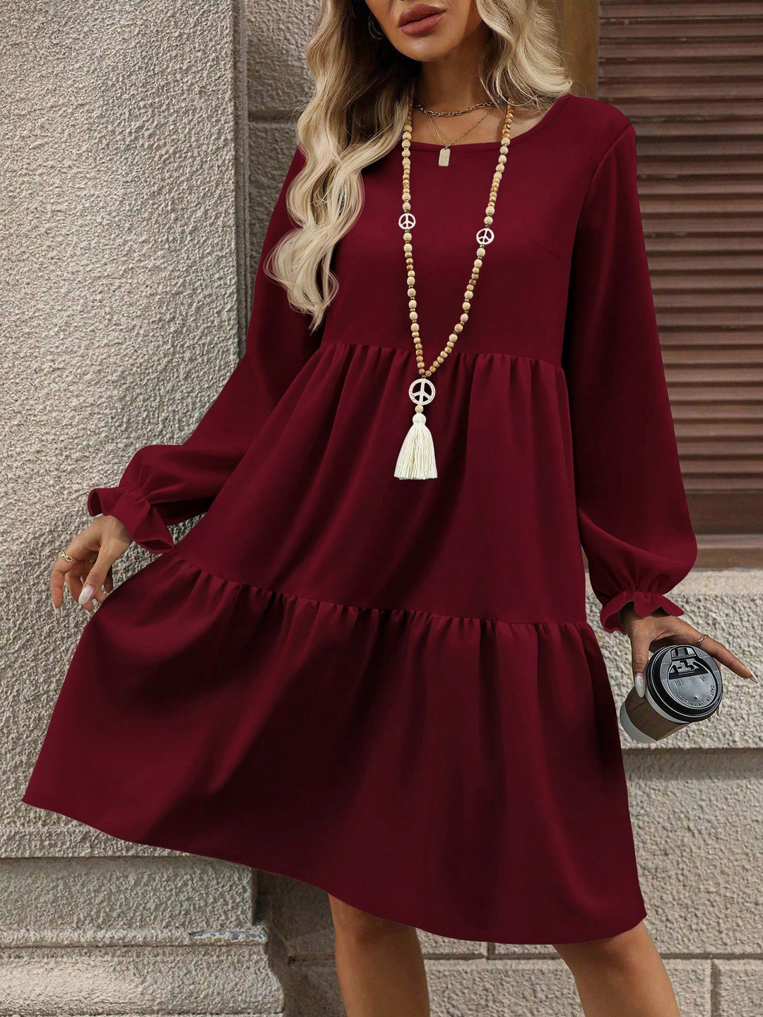 Rochie mini SHEIN, vișiniu