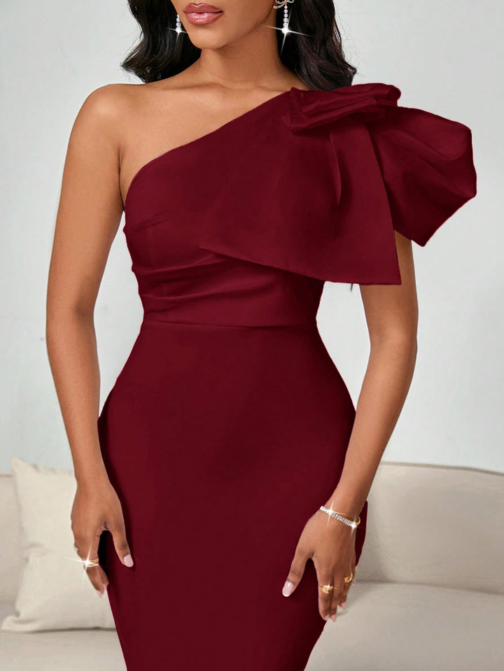 Rochie midi SHEIN, vișiniu
