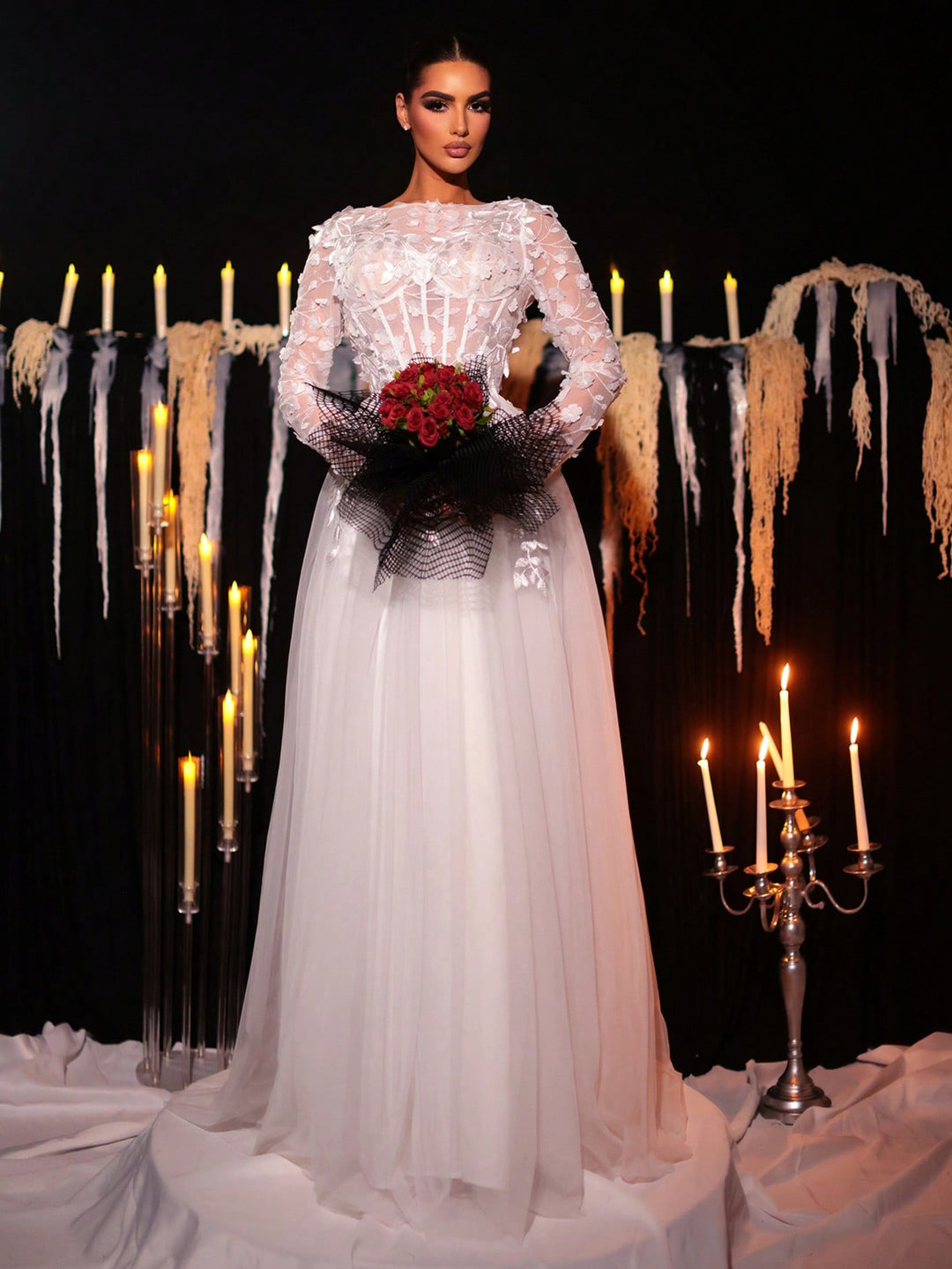Rochie de mireasă SHEIN, alb