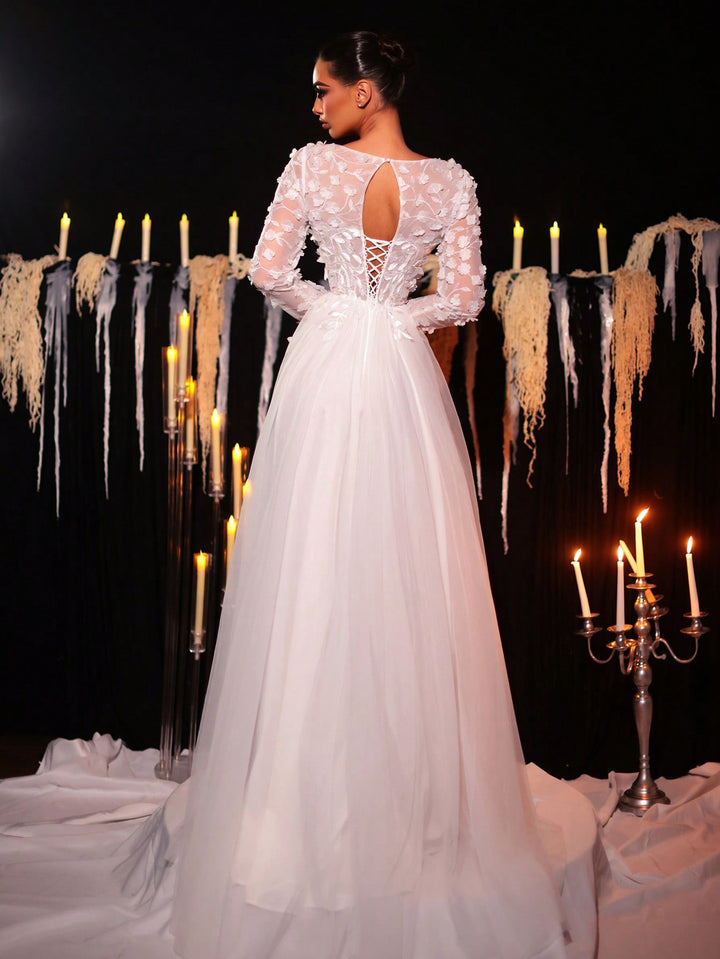 Rochie de mireasă SHEIN, alb