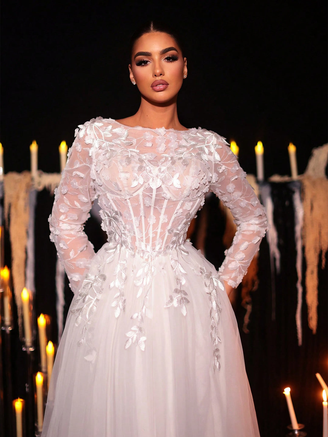 Rochie de mireasă SHEIN, alb