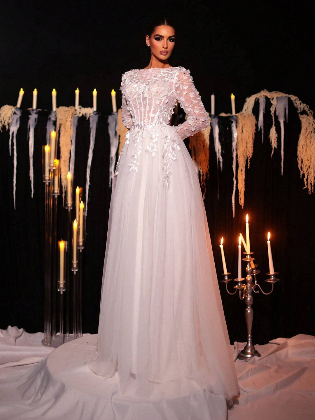 Rochie de mireasă SHEIN, alb