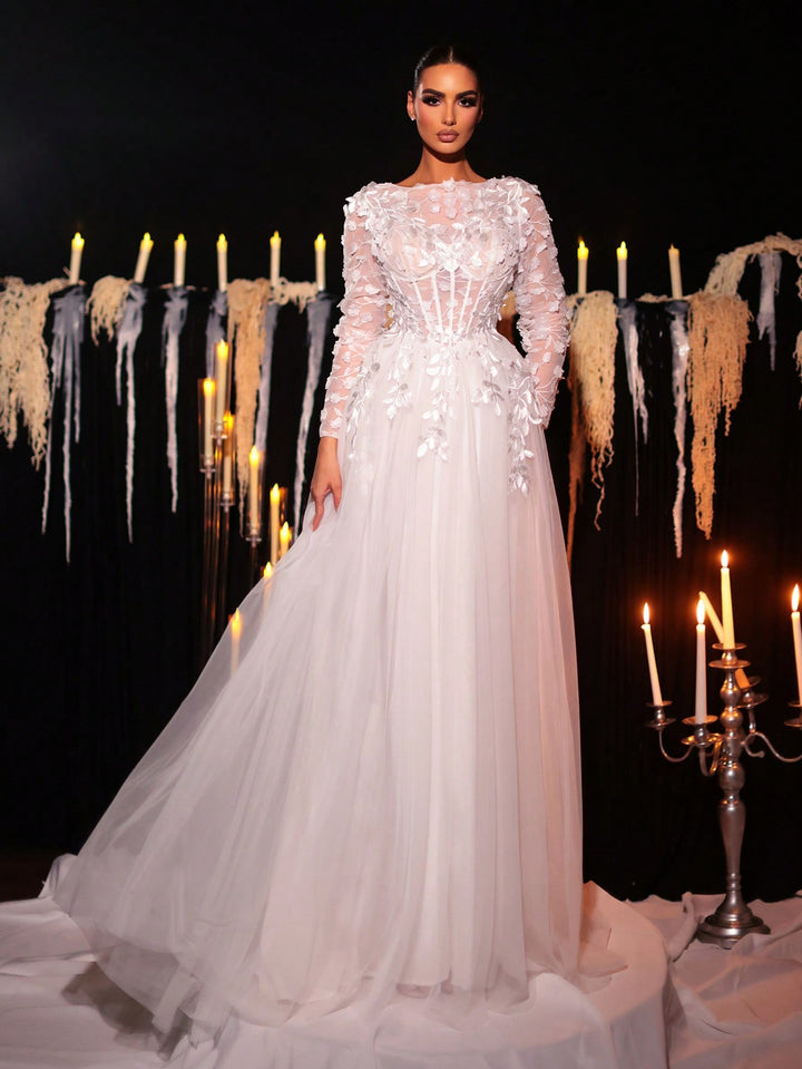 Rochie de mireasă SHEIN, alb