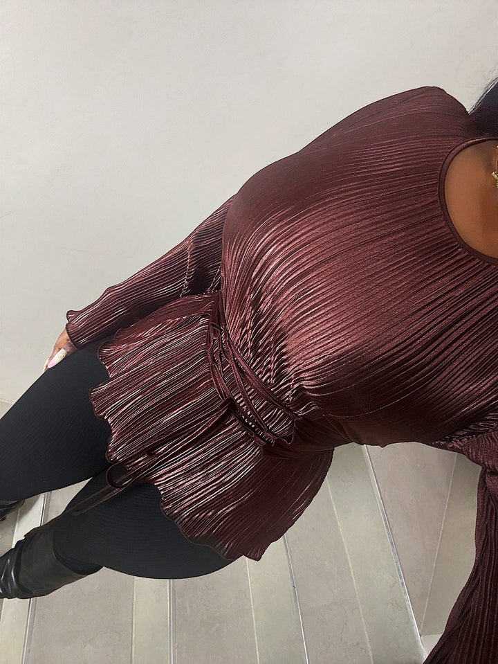 Cămașă SHEIN, maro
