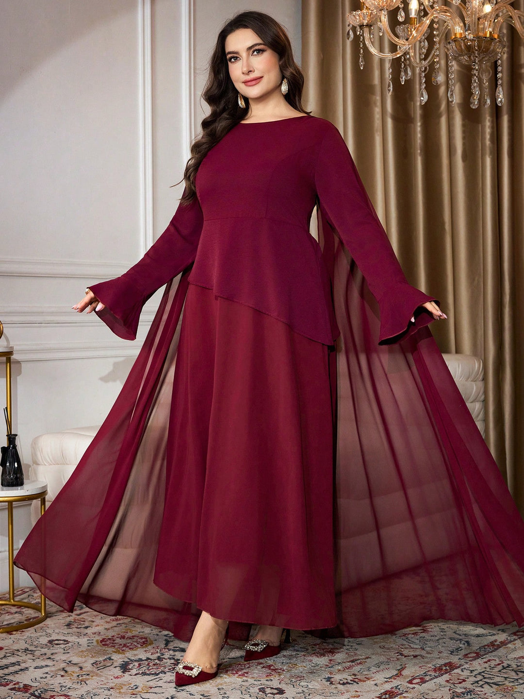 Rochie SHEIN, vișiniu