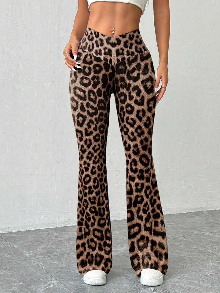 Pantaloni SHEIN, maro