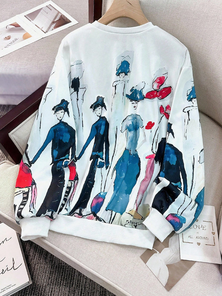 Hanorac SHEIN, alb
