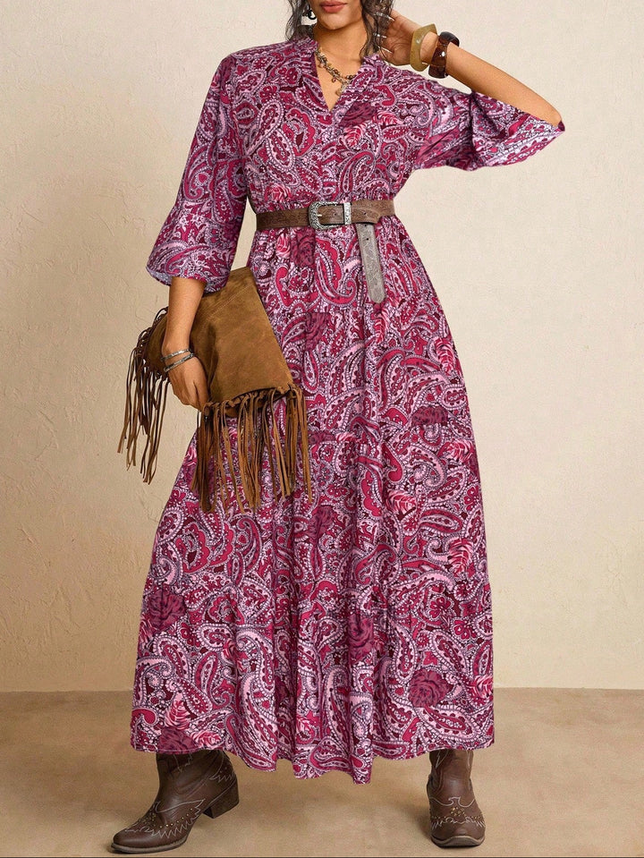 Rochie maxi SHEIN, mix culori