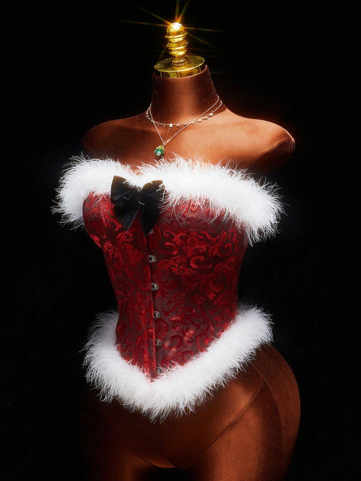 Corset SHEIN, roșu 4fef