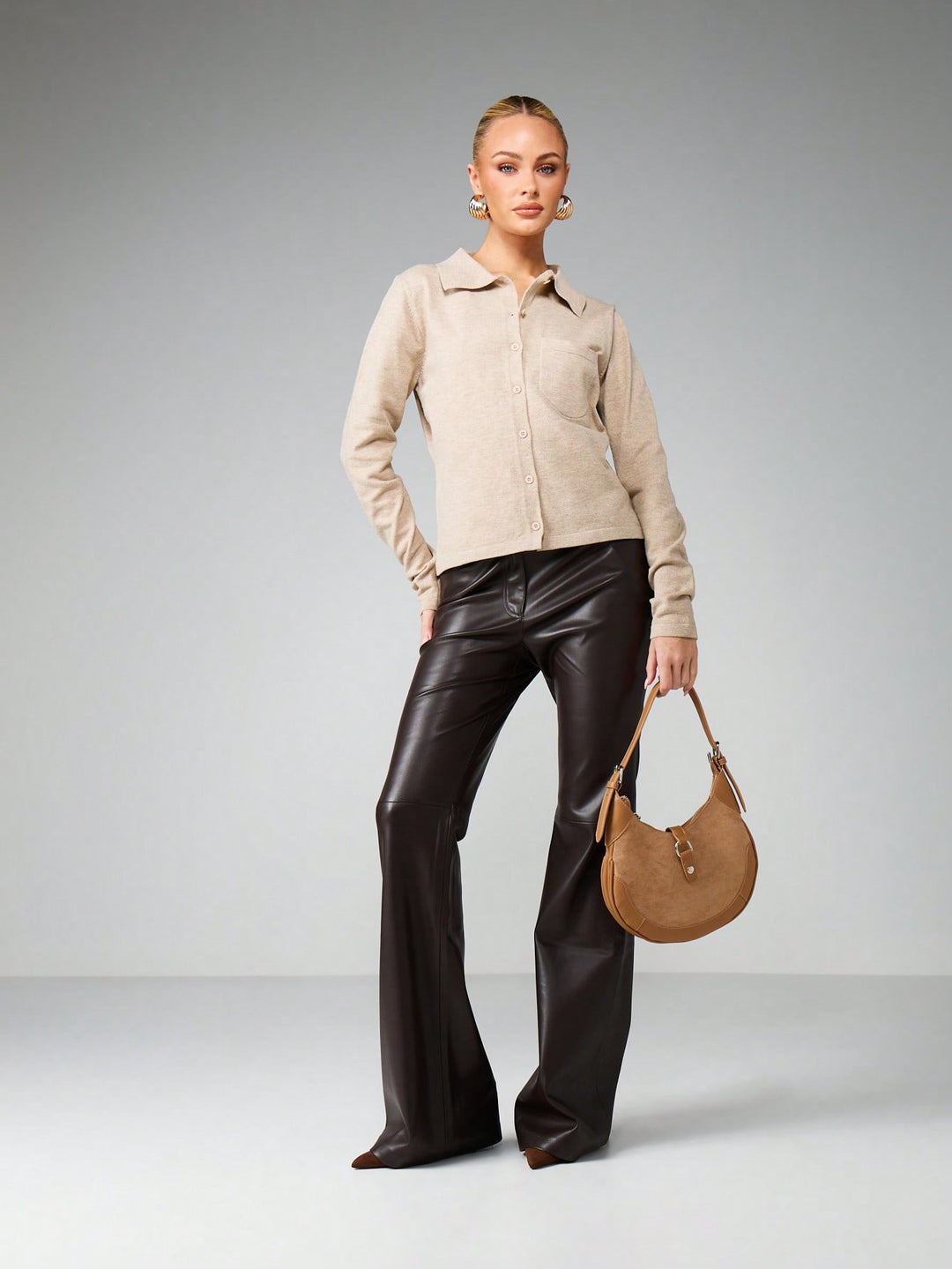 Cardigan SHEIN, bej