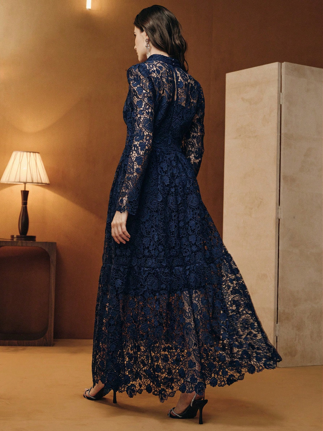 SHEIN maxi ruha, kék