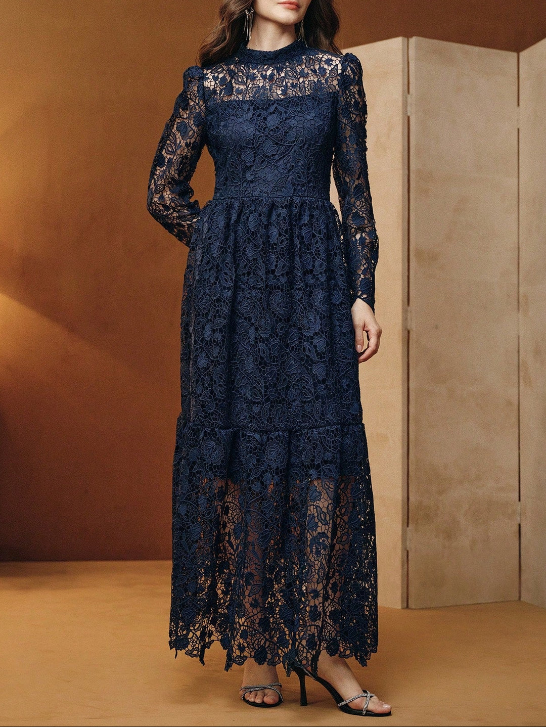 SHEIN maxi ruha, kék