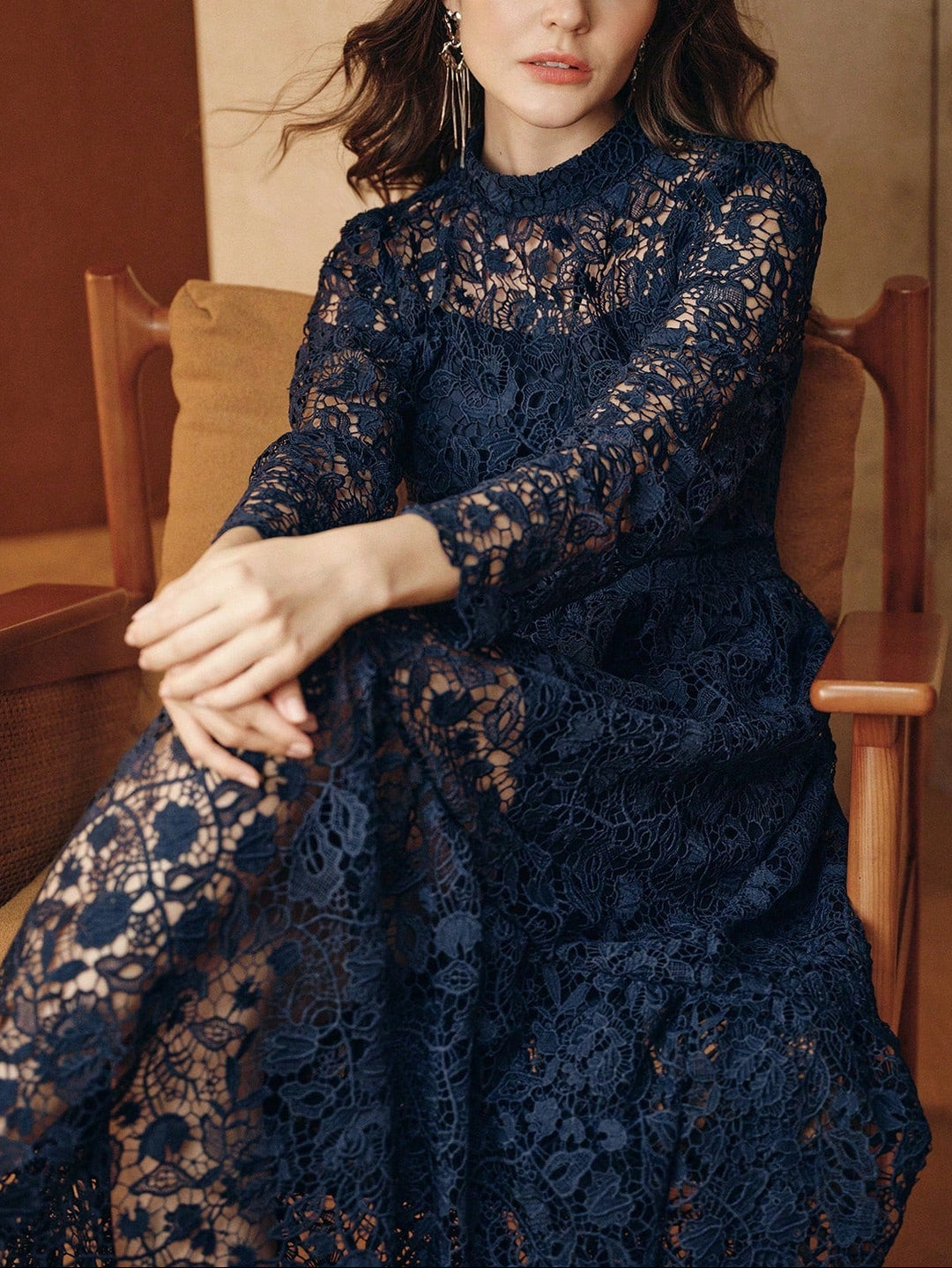 SHEIN maxi ruha, kék
