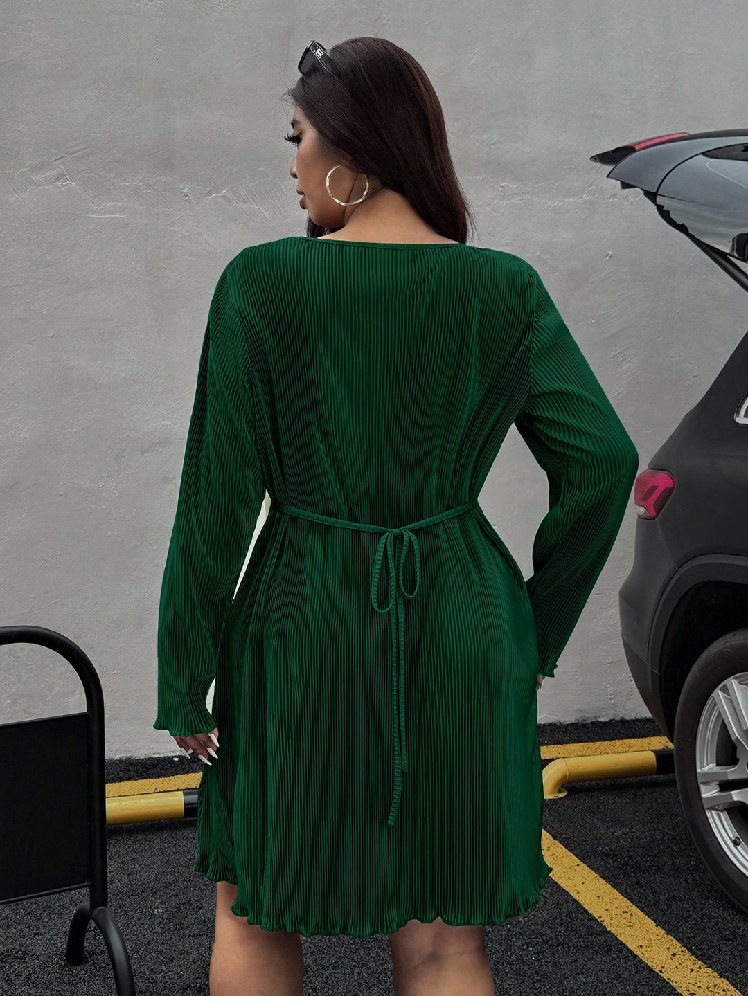 Rochie mini SHEIN, verde