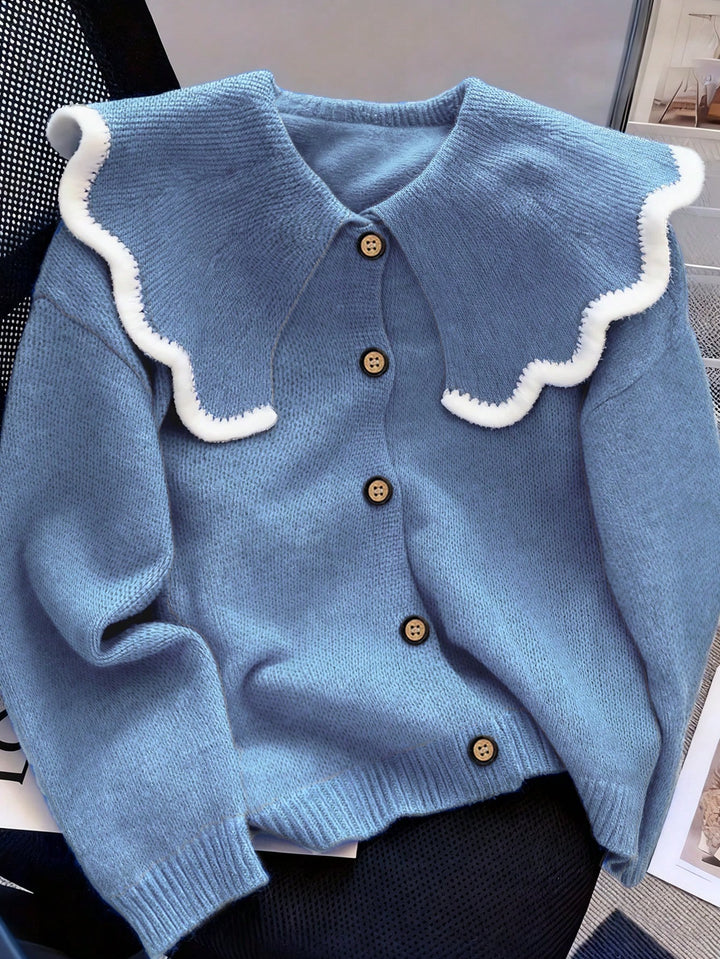 Cardigan SHEIN, albastru